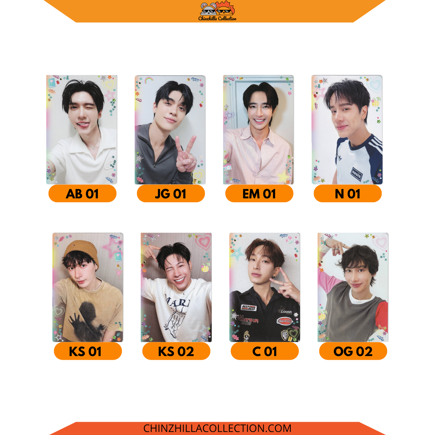 BOYS SELFIE HEART SHOT COLLECTIBLE RANDOM CARD