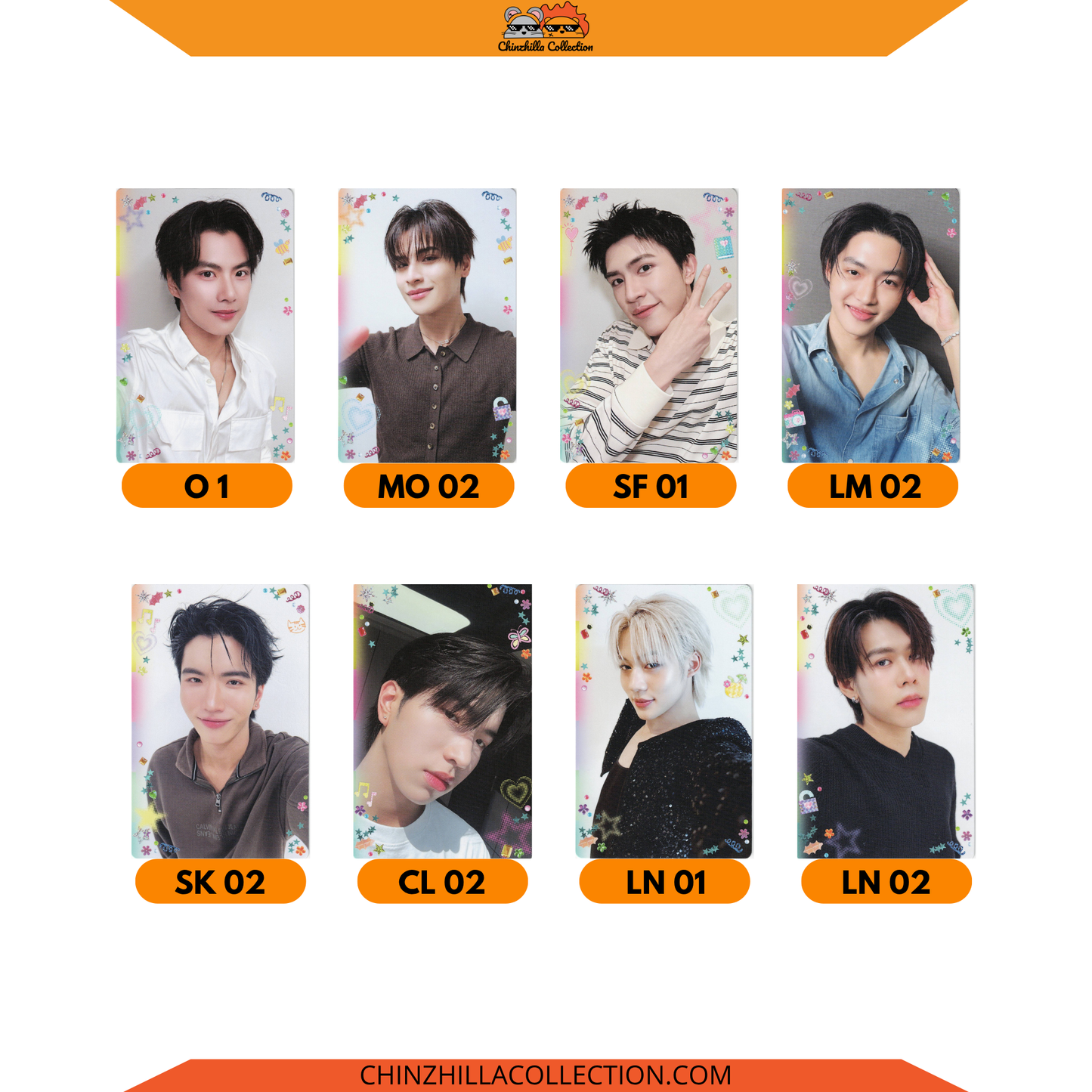 BOYS SELFIE HEART SHOT COLLECTIBLE RANDOM CARD